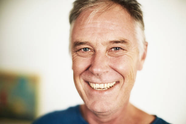 istock Happy, smiling handsome man at home in a domestic interior, with copy space 1372141300
