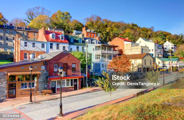 Autumn In Harpers Ferry West Virginia Stock Photo - Download Image Now - Appalachian Mountains, Appalachia, West Virginia - US State