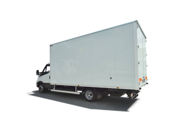 istock White Delivery Truck 1372143154