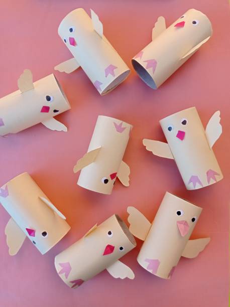 istock DIY crafts, easter chickens on a pink background 1372145062