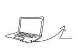 abstrakter-laptop-mit-richtungszeichen-a