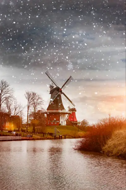 Photo of Twin mills of Greetsiel in East Frisia