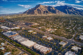 istock Aerial View of the Tucson Suburb of Oro Valley, Arizona 1372159382