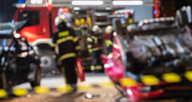 istock Firefighters At A Car Accident Scene 1372161895
