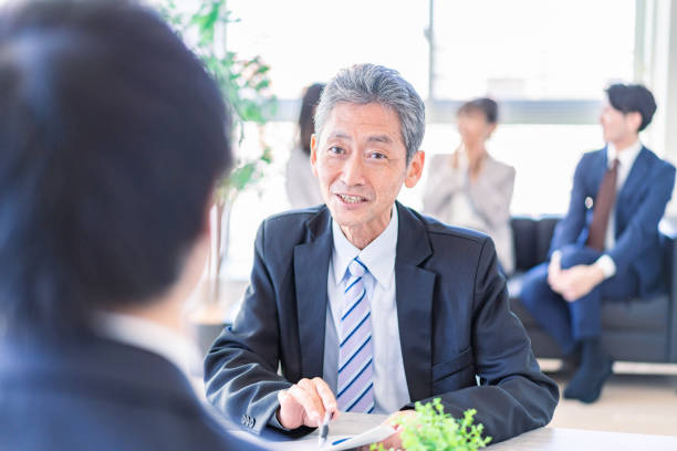 istock Salesman having a business meeting 1372162046