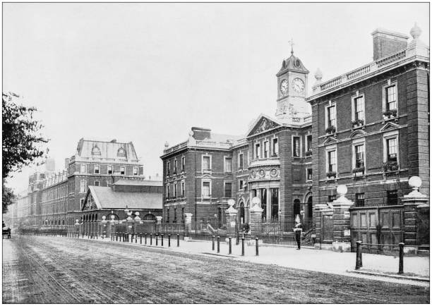 istock Antique photograph of London: Knightsbridge Barracks 1372162265