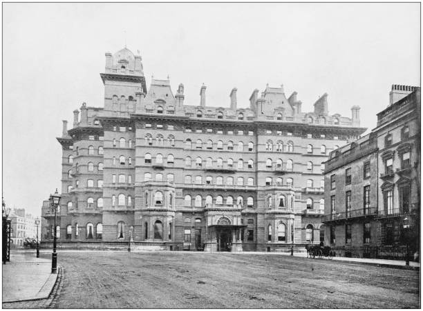istock Antique photograph of London: Langham 1372163246