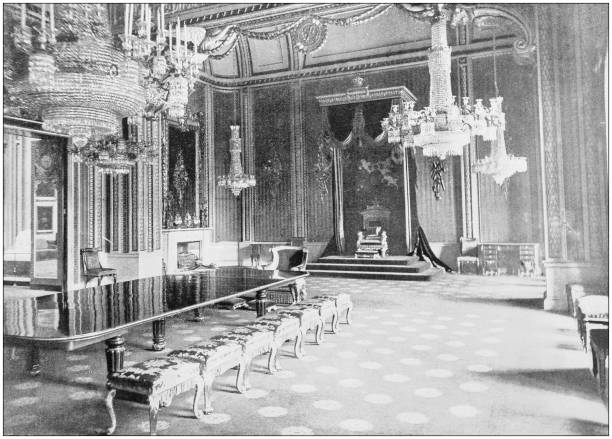 Antique photograph of London: Buckingham Palace