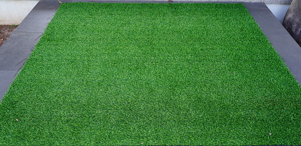 Fake grass flooring is a green line