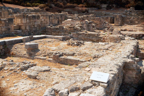 istock Ruins of ancient Kamiros archeological site 1372172850