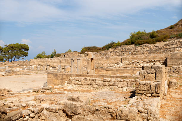 istock Ruins of ancient Kamiros archeological site 1372173894