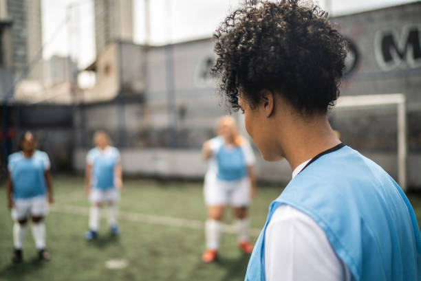 istock Female soccer game 1372175154