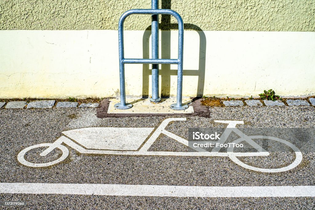 parking lot for cargo bikes in germany parking lot for cargo bikes in germany - photo Cargo Bike Stock Photo