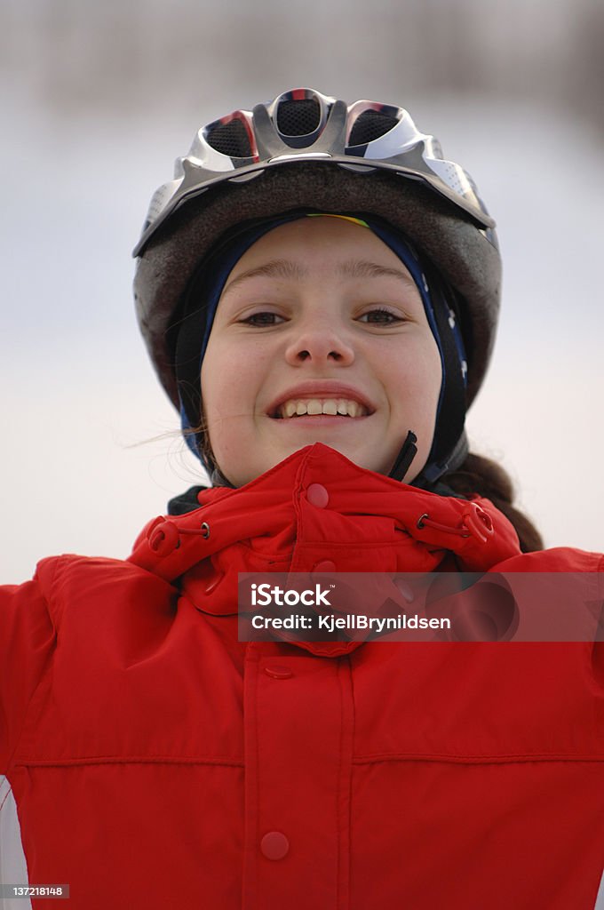 Hannah de Capacete - Royalty-free Ciclismo Foto de stock