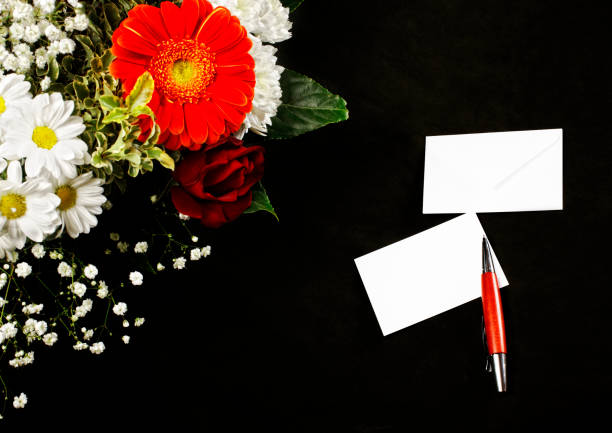 greeting cards with flowers