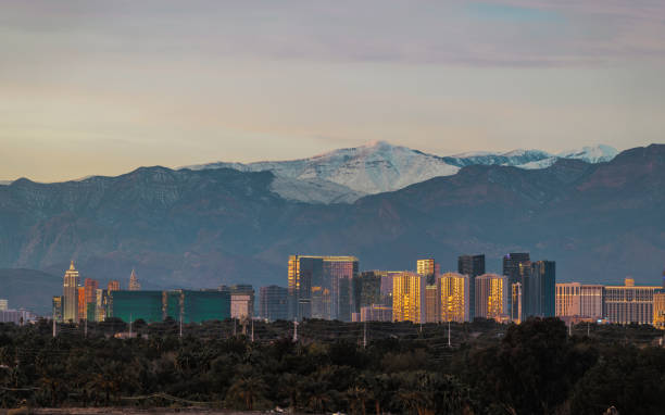 istock Las Vegas skyline after dusk 1372183666