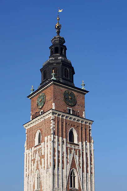 istock Town hall with clock Krakow, Poland 137218783