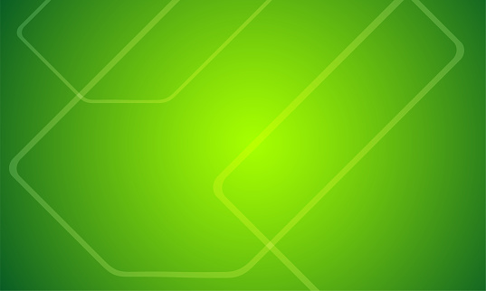 Green and yellow vector abstract background template with green to yellow radial gradient and light green rectangles.  For technology, finance, and business. Great for slides, posters, brochures, web, websites, emails, and all your design projects.