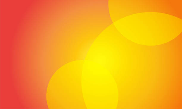 ilustrações, clipart, desenhos animados e ícones de ilustração vetorial de modelo de fundo abstrato amarelo, vermelho e laranja com elementos circulares e gradientes - abstract backgrounds circle transparent