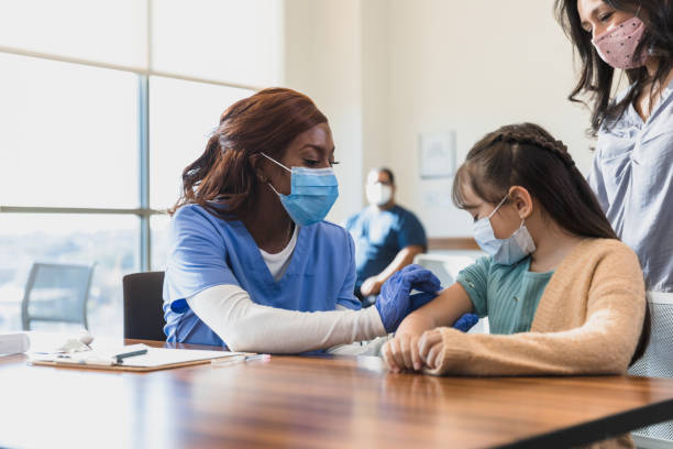 istock Nurse prepares the injection site 1372189789