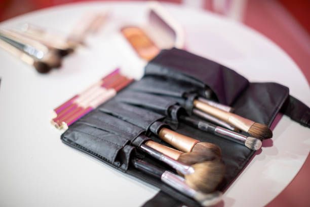 istock Palette of colorful eyeshadow for make up. 1372196898