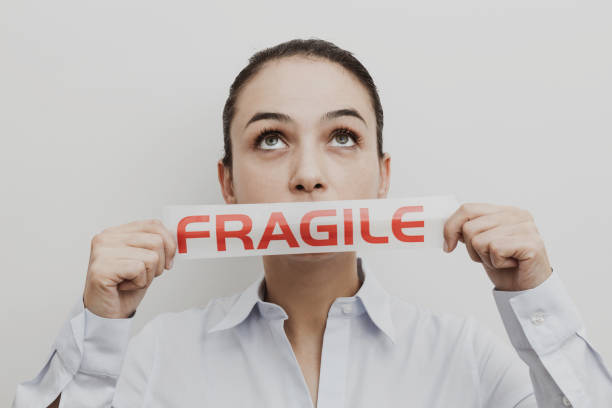 istock Fragile Businesswoman 1372199779