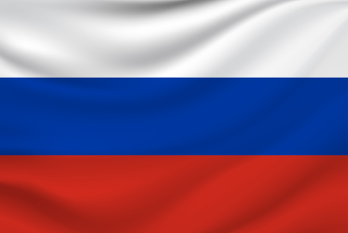Russia flag. Vector