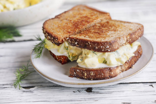 istock Egg Salad Sandwich with Fresh Chopped Dill 1372208451