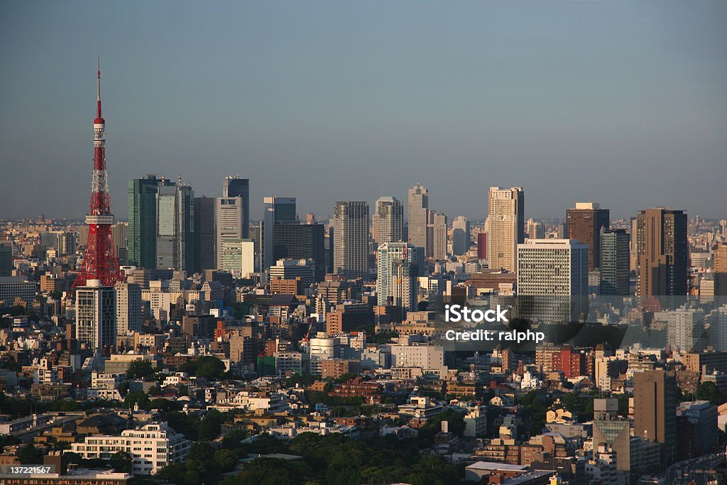 Горизонт Токио - Стоковые фото Азия роялти-фри