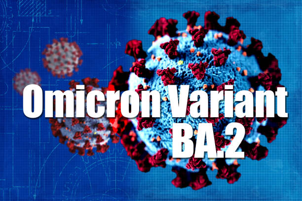 istock BA.2 Omicron Variant Covid-19 concept comparison of mutation. 1372219208