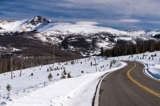istock High Country Mountain Scenic Highway, with Spectacular Views. 1372220251