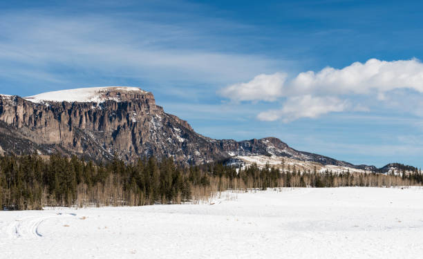 istock Bristol Head Mountain is a prominent landmark viewed from the Silver Thread Scenic Byway, Colorado. 1372220265