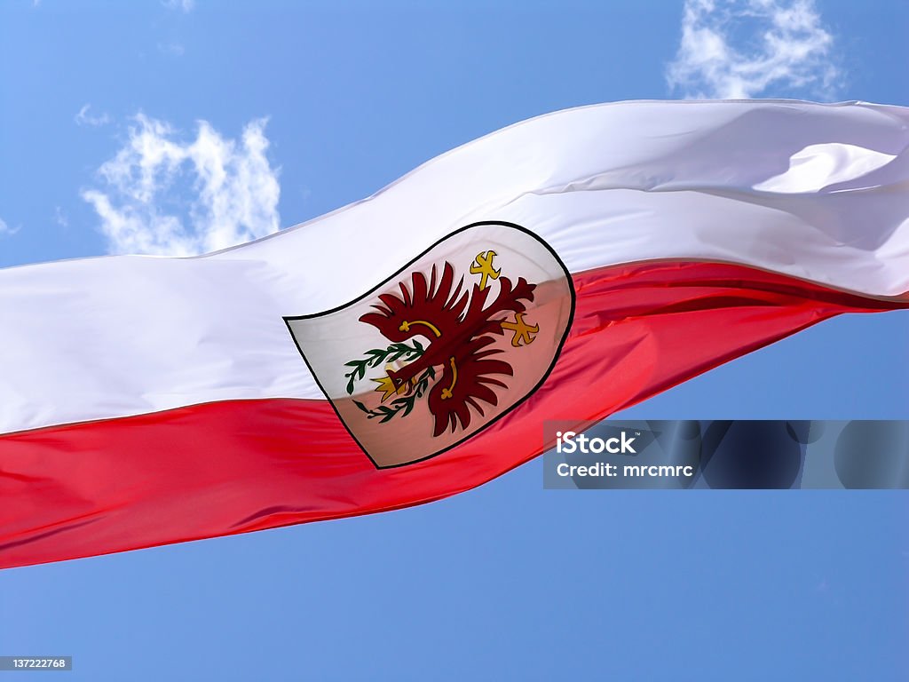 Bandeira do Sul do Tirol - Foto de stock de Alto Ádige royalty-free