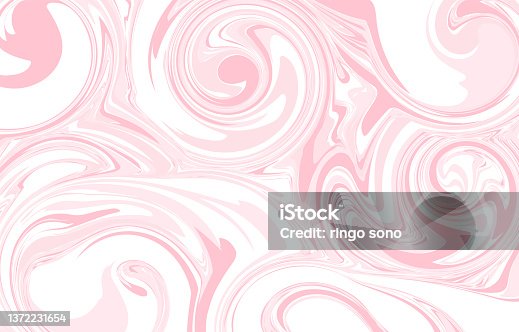 istock Illustration of a light pink marbled background 1372231654