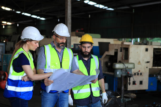 istock engineer on site working for production or maintenance  big machine industry in factory 1372240988