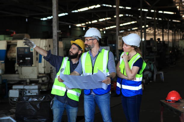 istock engineer on site working for production or maintenance  big machine industry in factory 1372241220