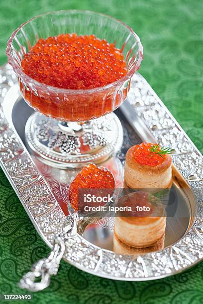 Red Caviar Stock Photo - Download Image Now - Appetizer, Buffet, Caviar