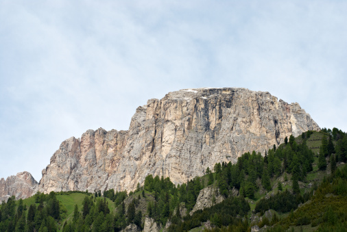 Mountain in the Dolomites in South Tyrol, Italy.