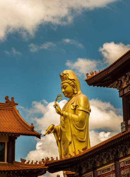 istock Big Quan Yin Statue (Guan Yin Buddha) at Fo Guang San Temple. 1372253061