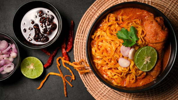 istock Khao Soi Kai. Northern Thai cuisine concept 1372259851