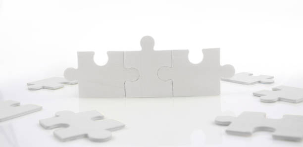 istock Connecting jigsaw puzzle. Business solutions 1372266827