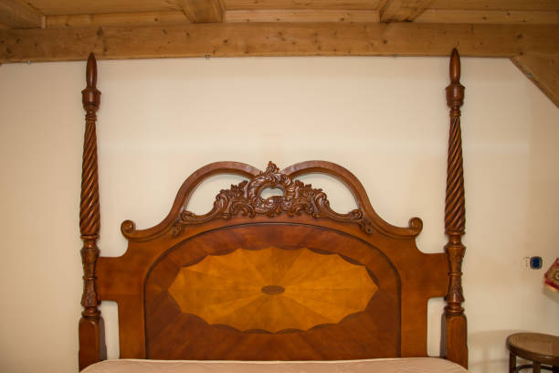 istock old oriental cherry wood bed 1372274113