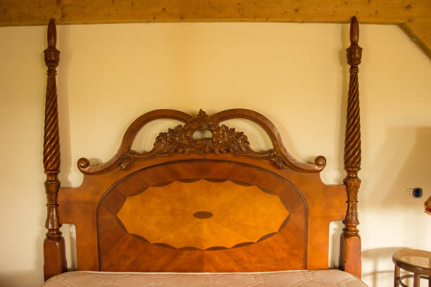 istock old oriental cherry wood bed 1372274129