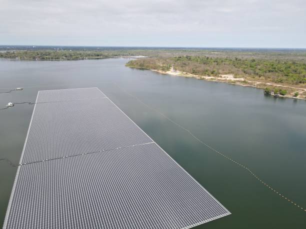 istock High angle photo of the world's largest floating solar panel installed by the Electricity Generating Authority of Thailand. 1372275963
