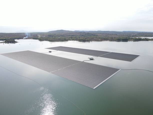 istock High angle photo of the world's largest floating solar panel installed by the Electricity Generating Authority of Thailand. 1372275968