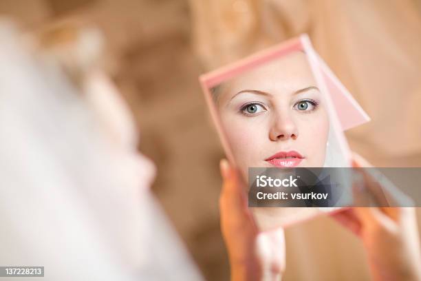In The Mirror Stock Photo - Download Image Now - Adult, Adults Only, Beautiful People