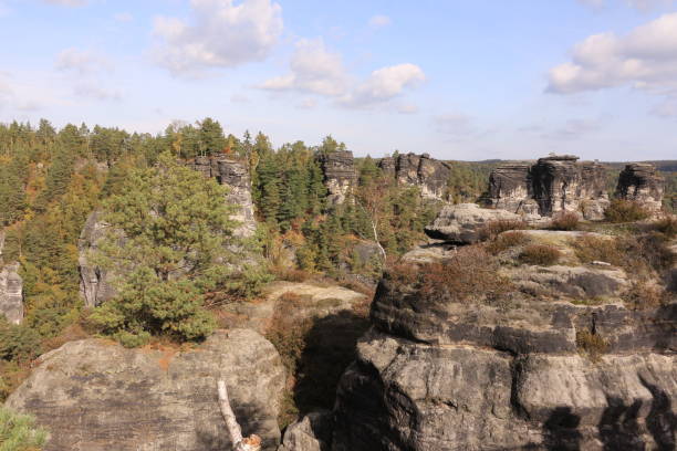 istock Beautiful autumn day in Saxon Switzerland 1372286659