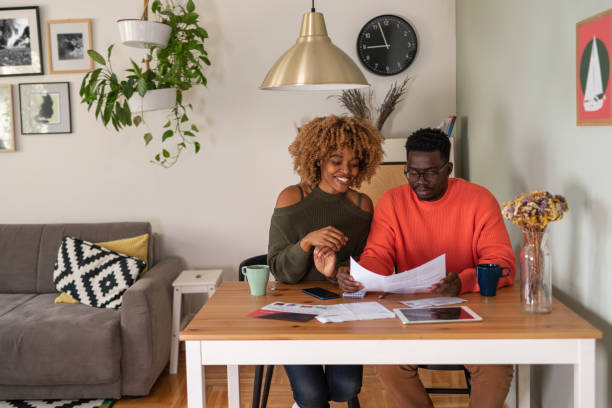 istock The couple planning their home budget 1372287174