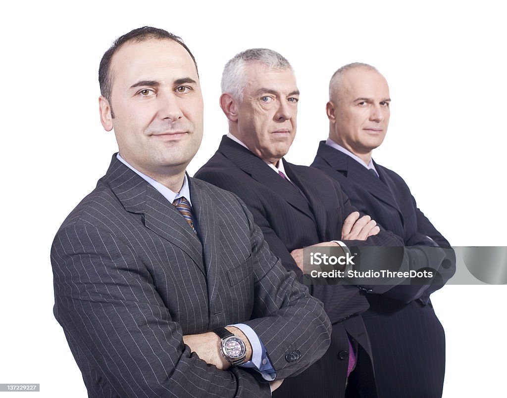 Drei Geschäftsleute - Lizenzfrei Männer Stock-Foto