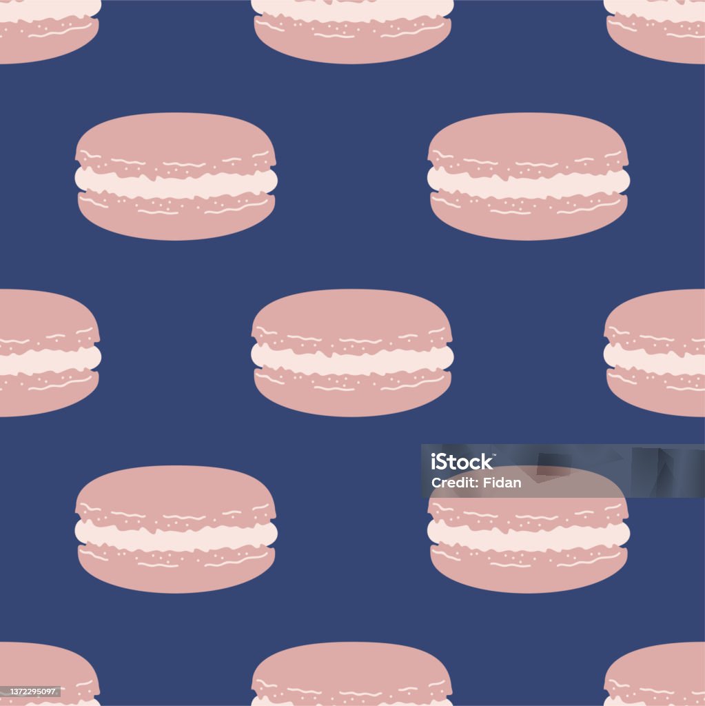 Background Css Food Repeat Seamless Vector Macarons Pattern Food Repeat Background For Fabric ...